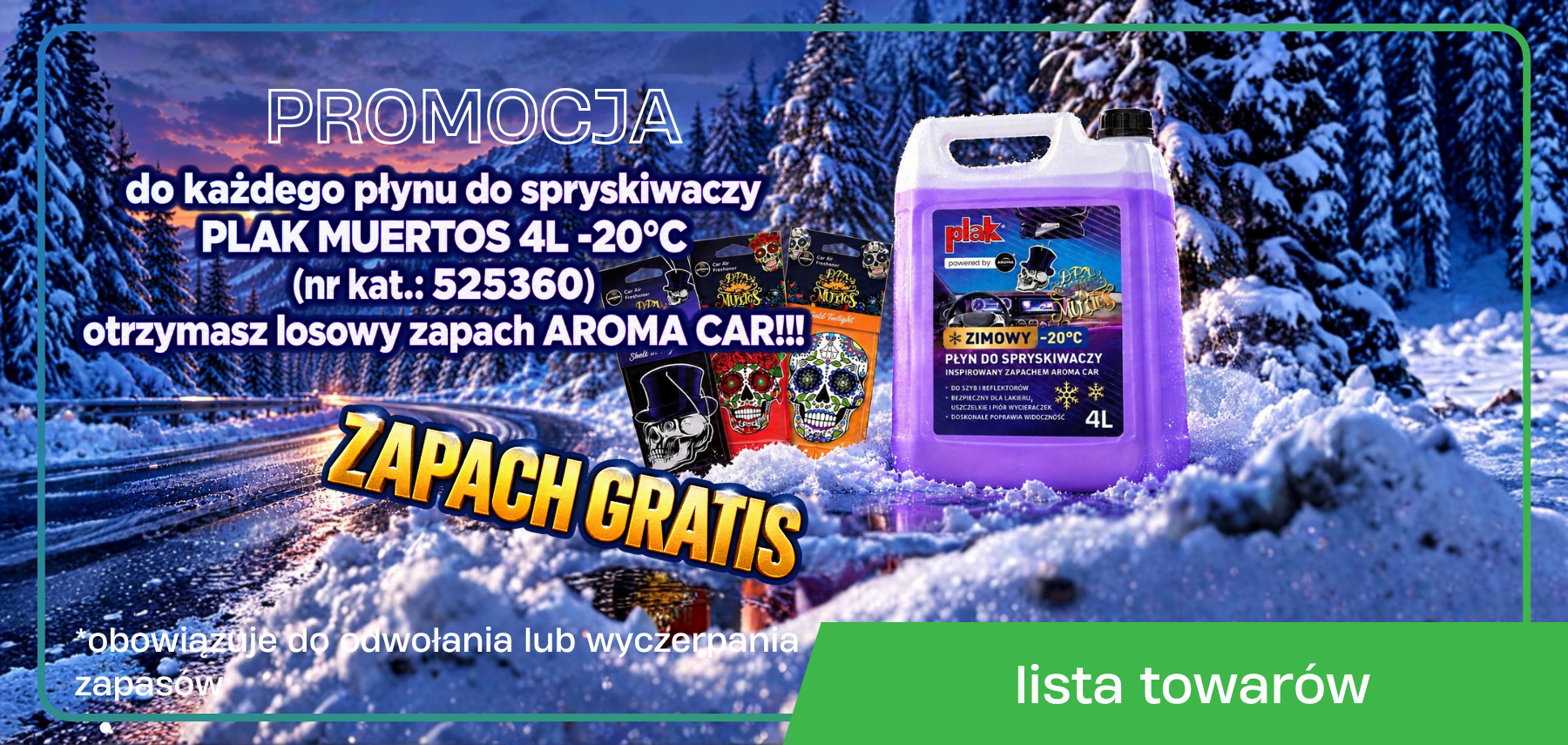 sprysk muertos -20 + zapach AROMA CAR