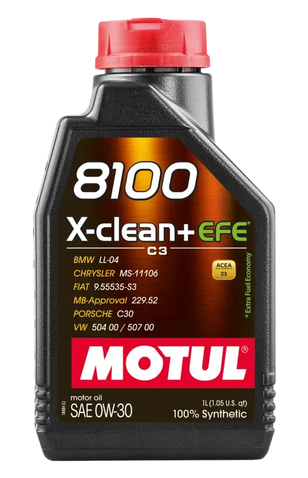 MOTUL 8100 X-Clean+ EFE 0W30 1L