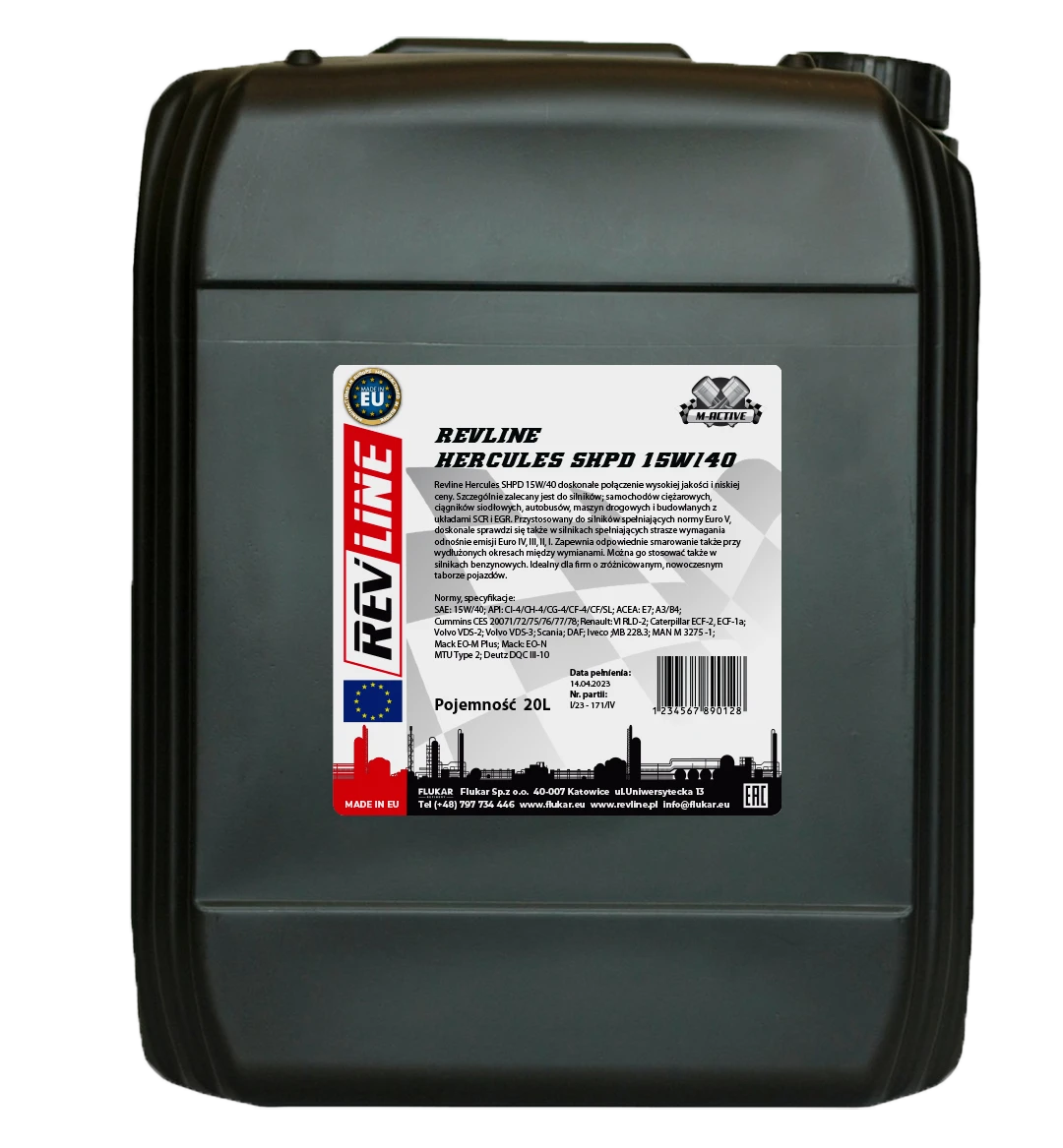 REVLINE HERCULES SHPD 15W40 20L