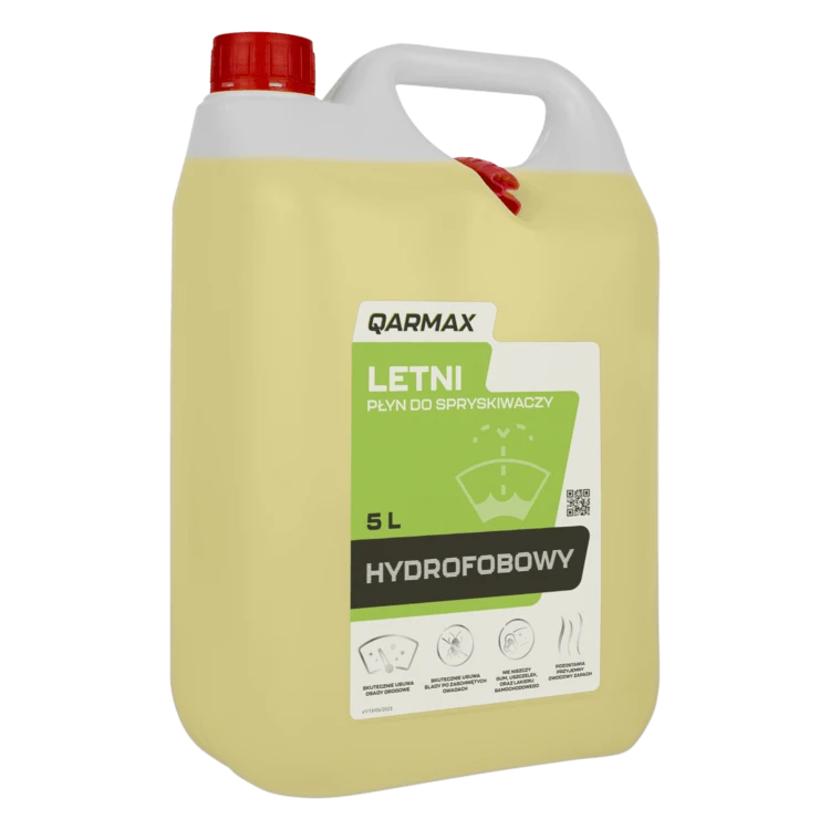 PŁYN DO SPRYSKIWACZY LETNI QARMAX HYDROFOBOWY 5L