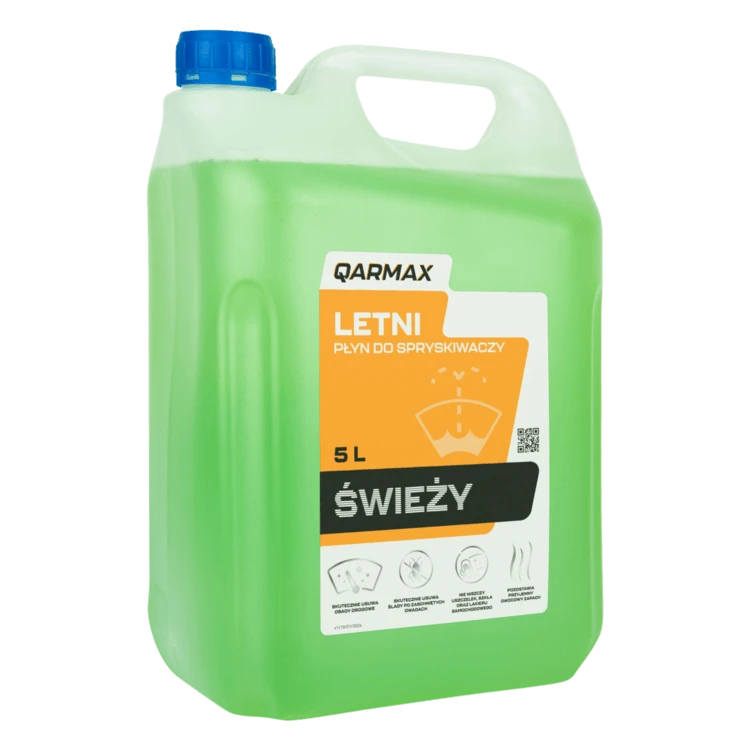 PŁYN DO SPRYSKIWACZY LETNI QARMAX ŚWIEŻY 5L