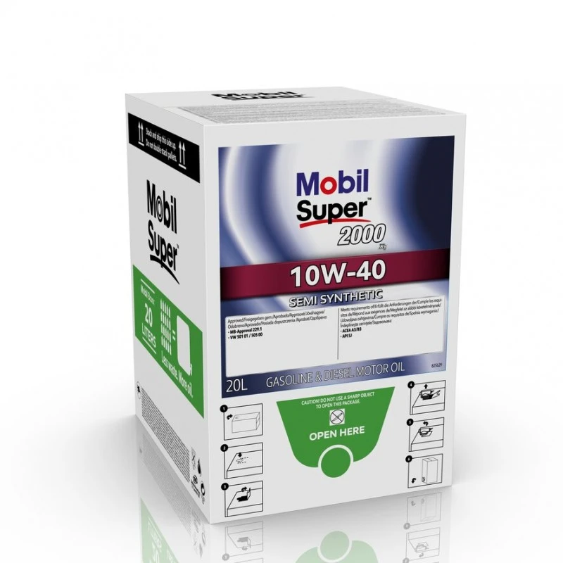 MOBIL SUPER 2000 X1 10W40 20L Bag in box