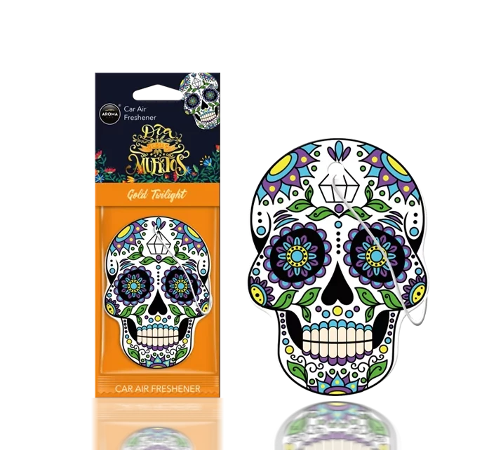 ZAPACH AROMA CAR DIA DE LOS MUERTOS GOLD TATTOO (TWILIGHT)