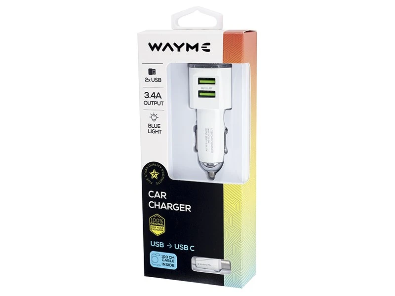 Ładowarka WAYME 12/24V + kabel USB-C