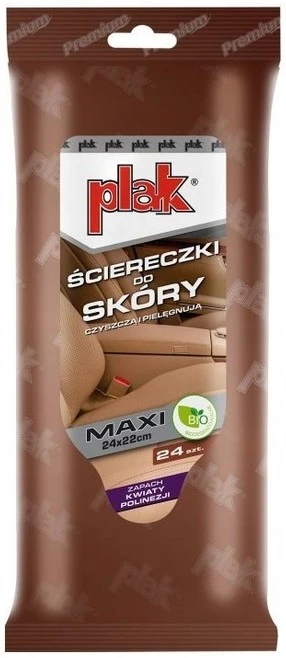 ŚCIERECZKI DO TAPICERKI SKÓRZANEJ PLAK MAXI KWIATY POLINEZJI 24szt