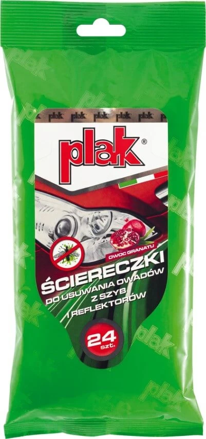 ŚCIERECZKI DO USUWANIA OWADÓW PLAK OWOC GRANATU 24szt
