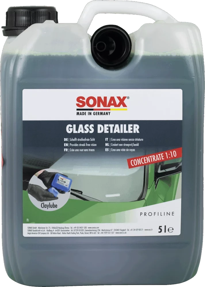 SONAX GLASS DETAILER KONCENTRAT DO MYCIA SZYB 5L