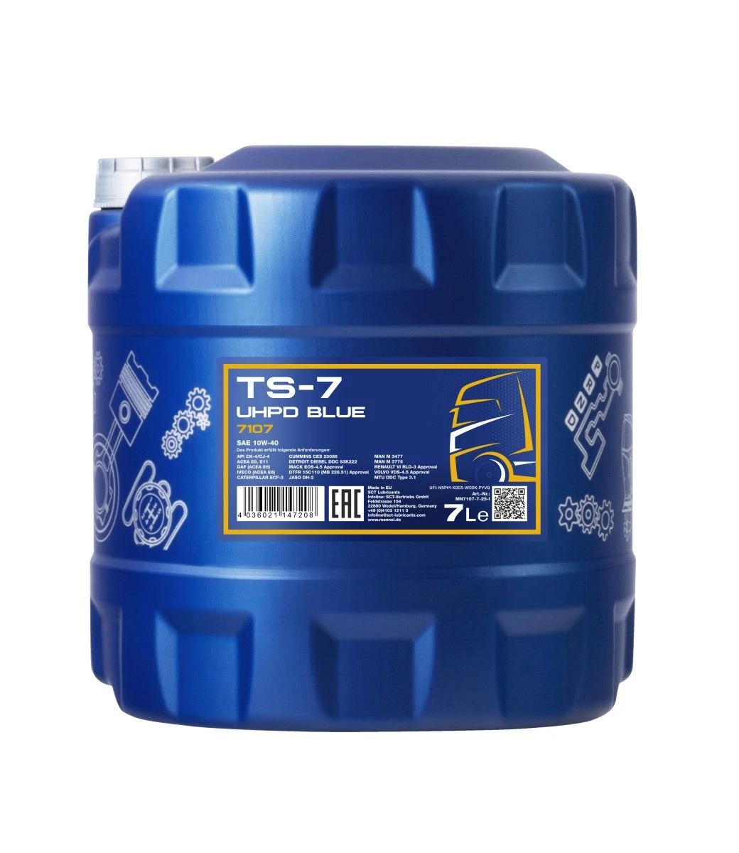 MANNOL TS-7 UHPD 10W40 Blue 7107 7L