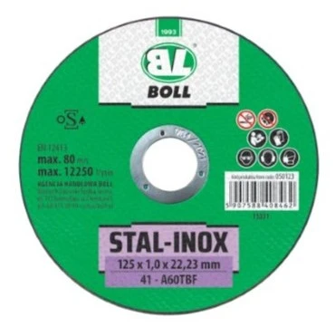 BOLL TARCZA DO CIĘCIA STAL + INOX 125mm