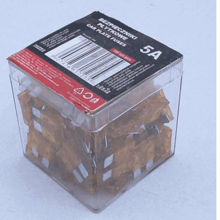 BEZPIECZNIK PŁYTKOWY 5A [100szt] CarCommerce