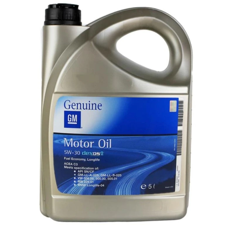 GM MOTOR OIL 5W30 C3 SN/CF Dexos2 5L