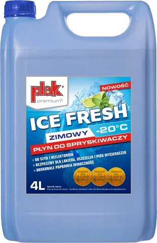 PŁYN DO SPRYSKIWACZY ZIMOWY PLAK ICE FRESH 4L -20°C