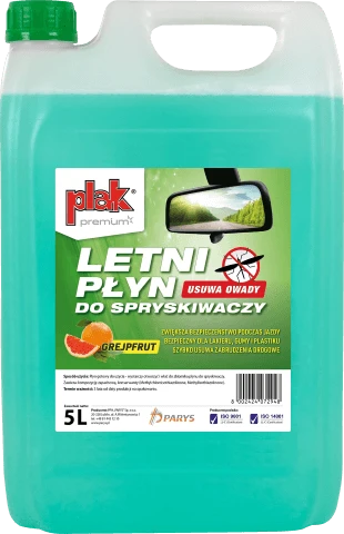 PŁYN DO SPRYSKIWACZY LETNI PLAK GREJPFRUT 5L