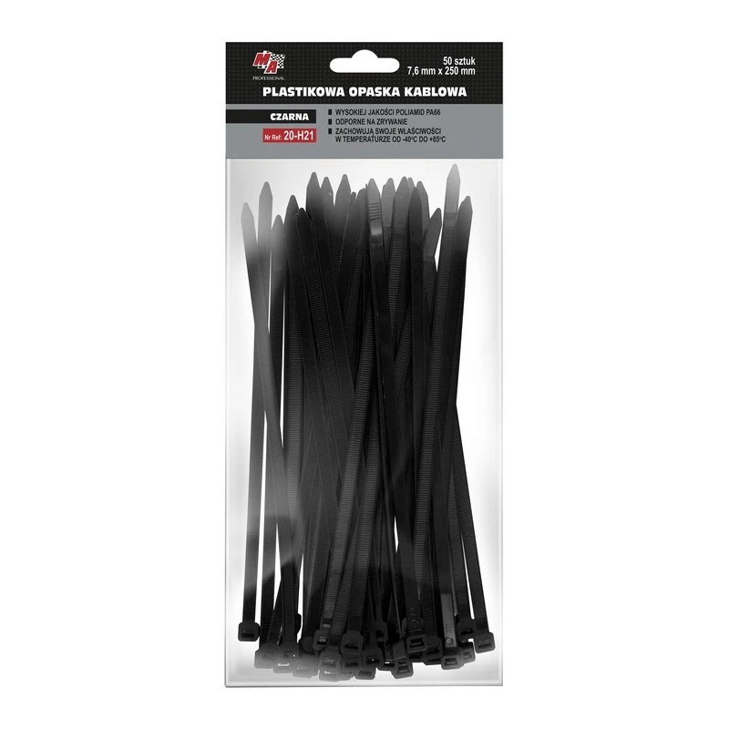 OPASKA KABLOWA 7,6 mm x 250 50szt MA Professional