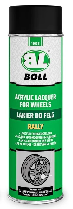 BOLL LAKIER DO FELG RALLY CZARNY MAT 500ml