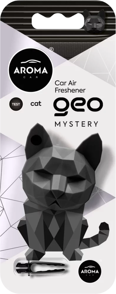 ZAPACH AROMA CAR GEO CAT 3D BLACK MYSTERY