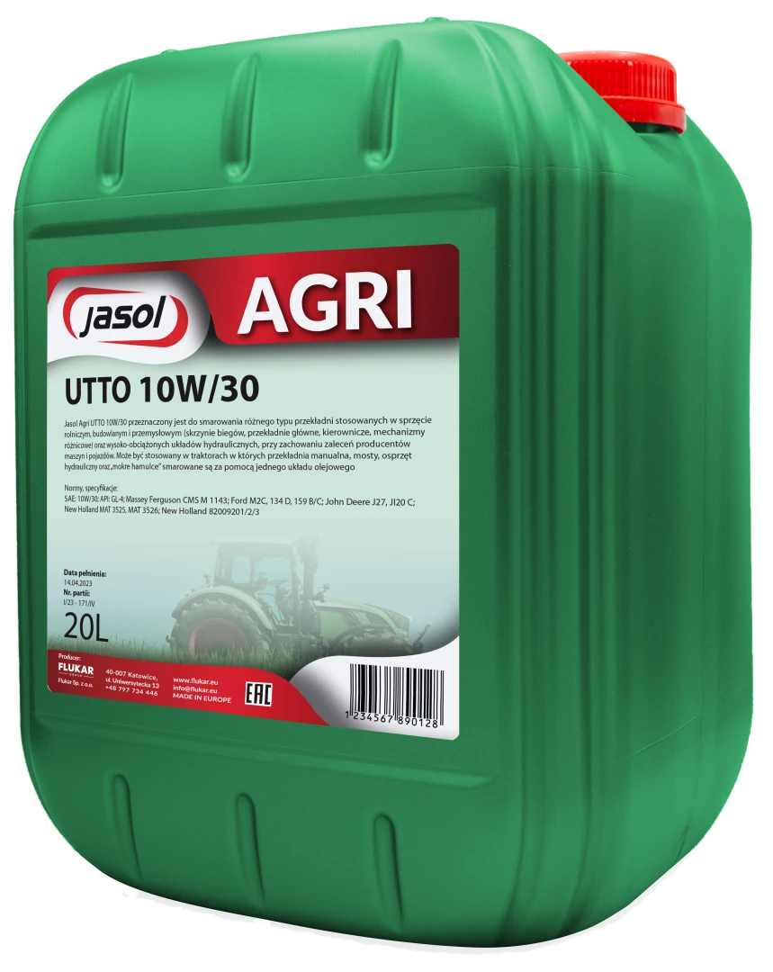 JASOL AGRI UTTO 10W30 20L