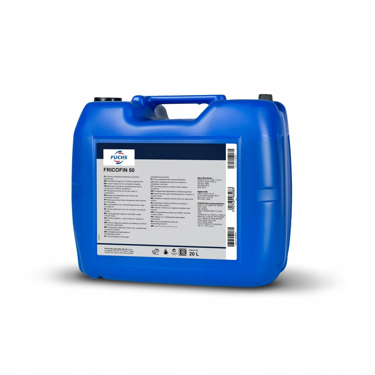 PŁYN DO CHŁODNIC FUCHS FRICOFIN 50 20L