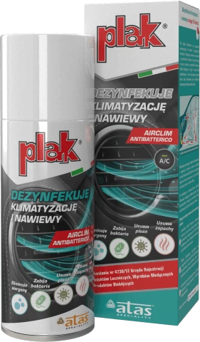 PLAK AIRCLIM DEZYNFEKUJE KLIMATYZACJĘ I NAWIEWY 200ml