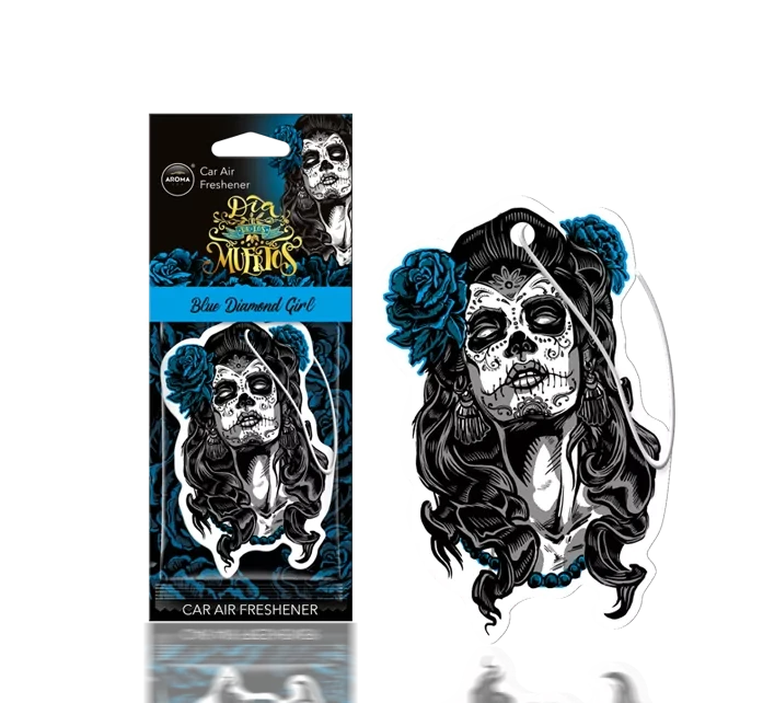 ZAPACH AROMA CAR DIA DE LOS MUERTOS BLUE DIAMOND GIRL