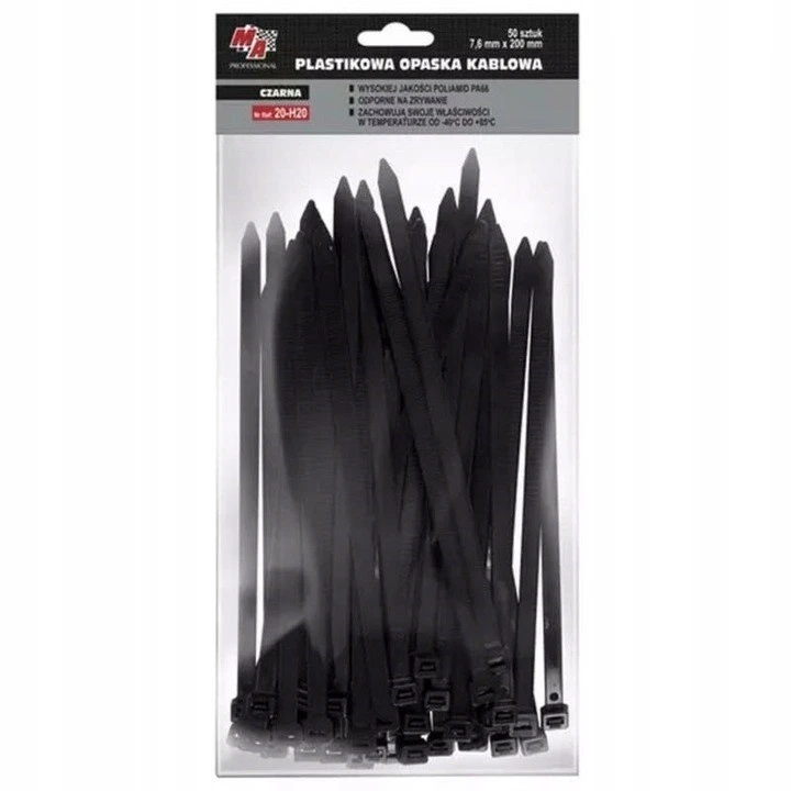 OPASKA KABLOWA 7,6mm x 200 50szt MA Professional
