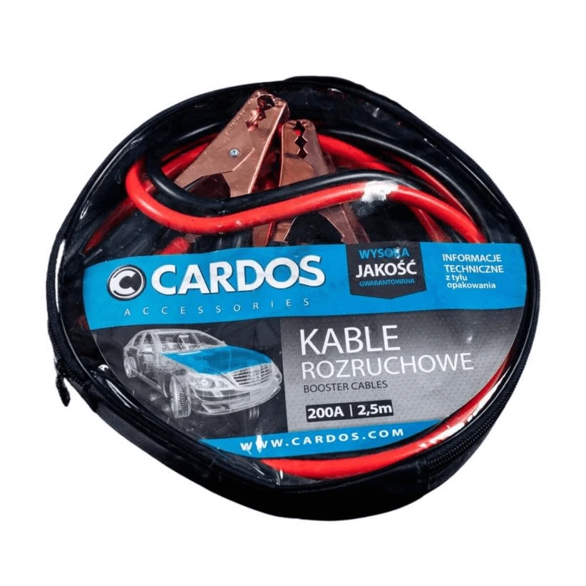 KABLE ROZRUCHOWE 200A 2,5m CARDOS