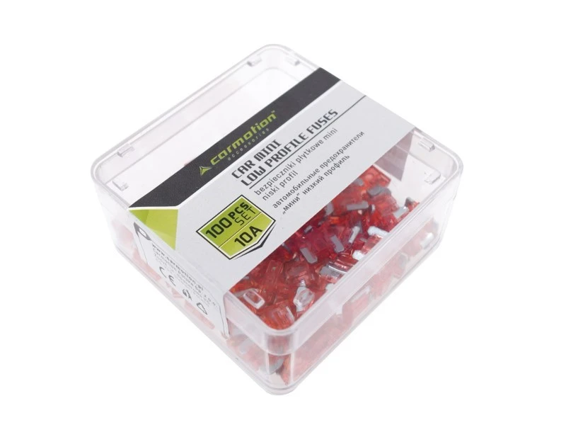 BEZPIECZNIKI MINI NISKI PROFIL 10A [100szt] CARMOTION