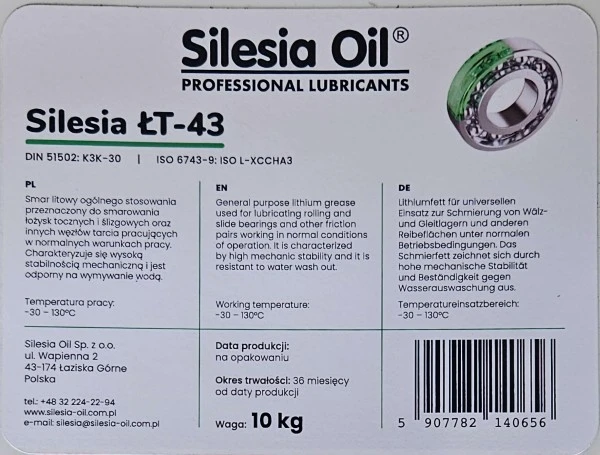 SMAR ŁT-43 18kg Silesia Oil