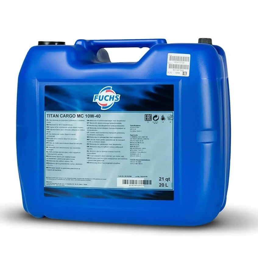 FUCHS TITAN CARGO MC 10W40 20L