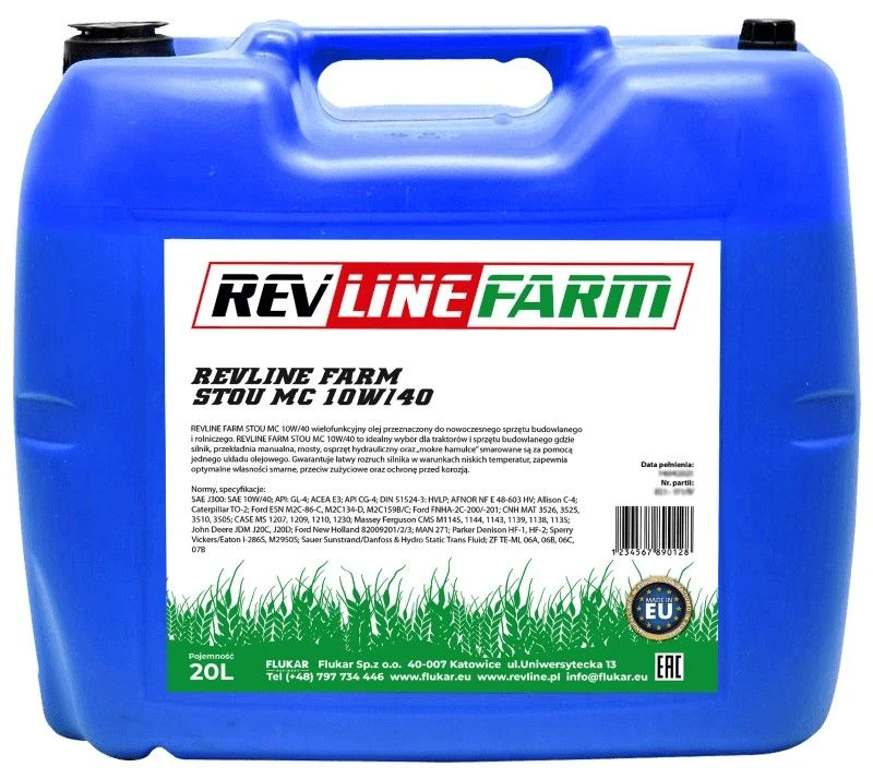 REVLINE FARM STOU MC 10W40 20L