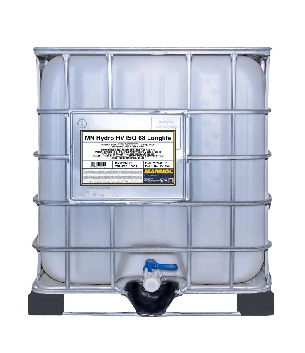 MANNOL HYDRO HV ISO 68 LONGLIFE 2203 1000L (HV 68)