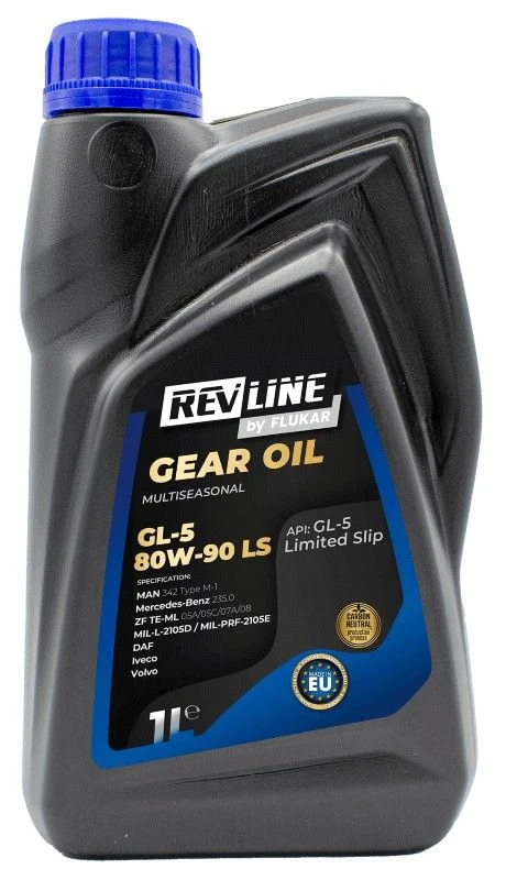 REVLINE GEAR OIL GL-5 80W90 LS 1L