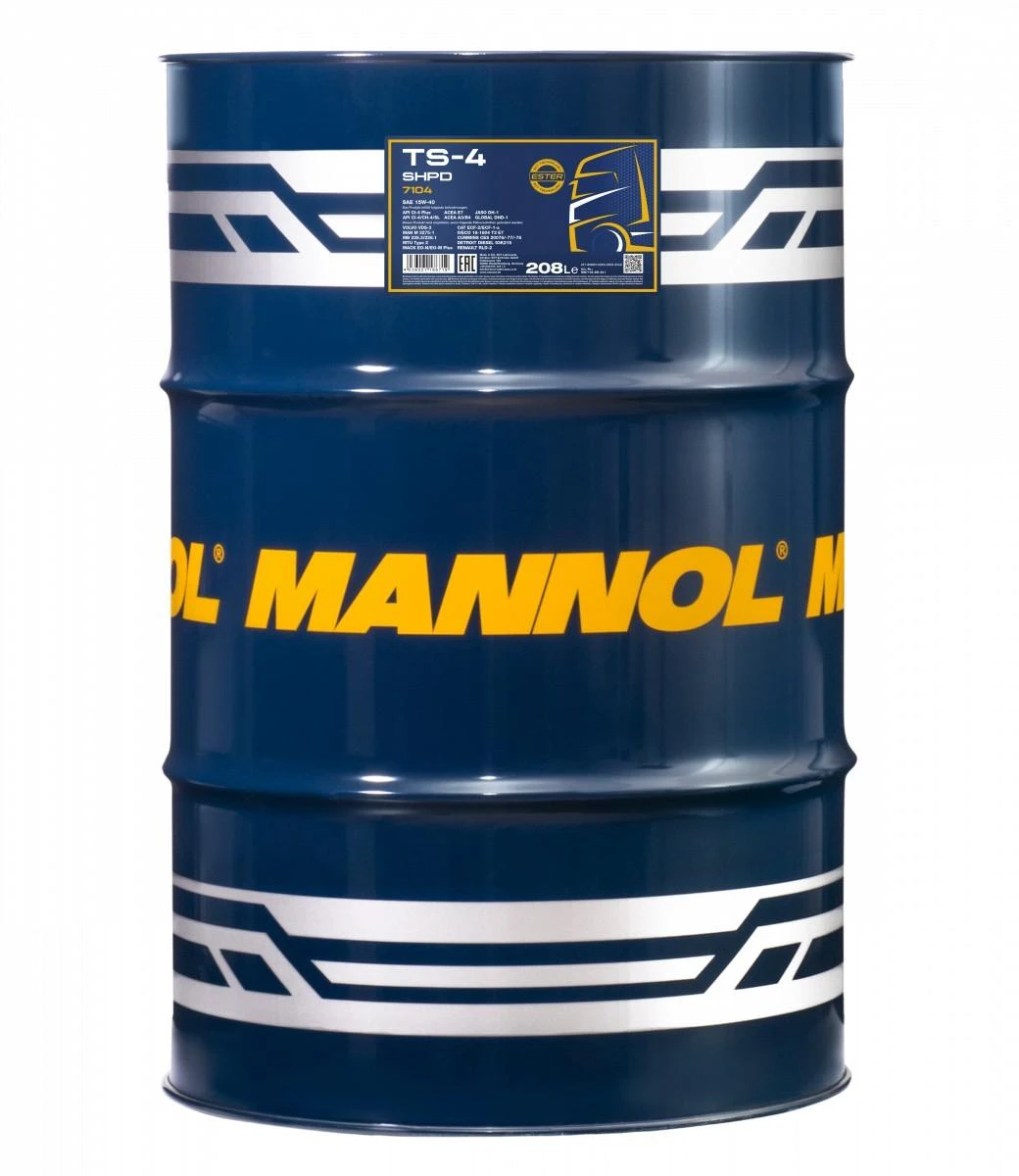 MANNOL TS-4 SHPD 15W40 7104 208L