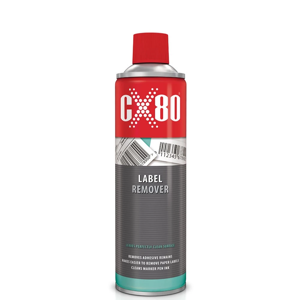 CX80 LABEL REMOVER PREPARAT DO USUWANIA NAKLEJEK 500ml