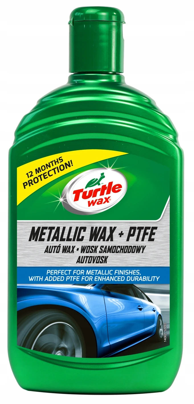 TurtleWax METALIC WAX + PTFE WOSK SAMOCHODOWY 500ml