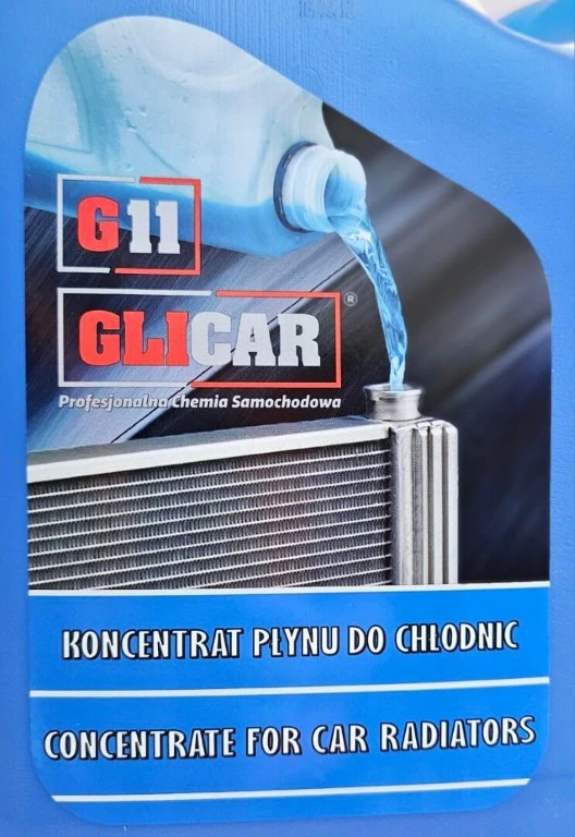 KONCENTRAT DO CHŁODNIC GLICAR G11 NIEBIESKI 5L