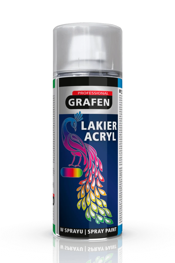 LAKIER AKRYLOWY CZERWONY GRAFEN 400ml