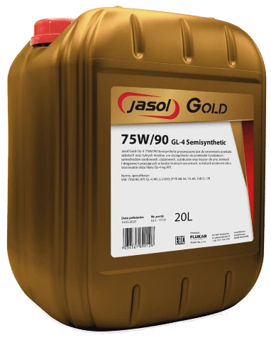JASOL GOLD GL-4 75W90 Semisynthetic 20L