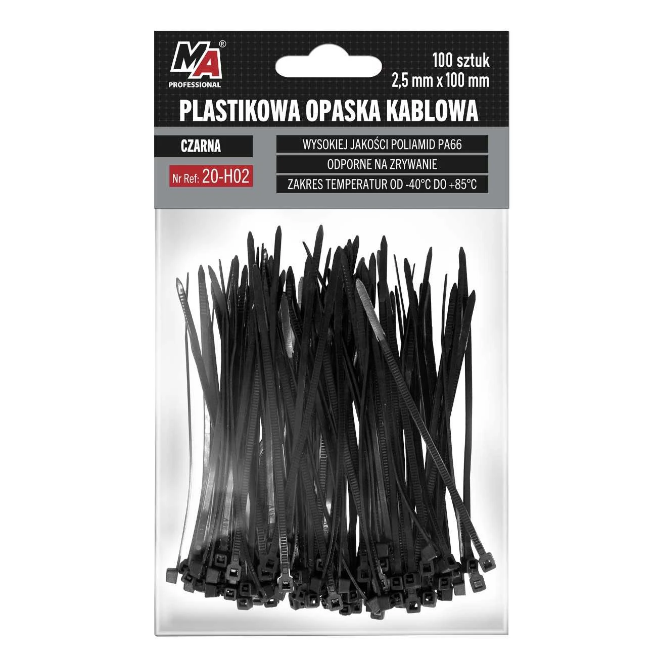 OPASKA KABLOWA 2,5x100mm 100szt MA Professional