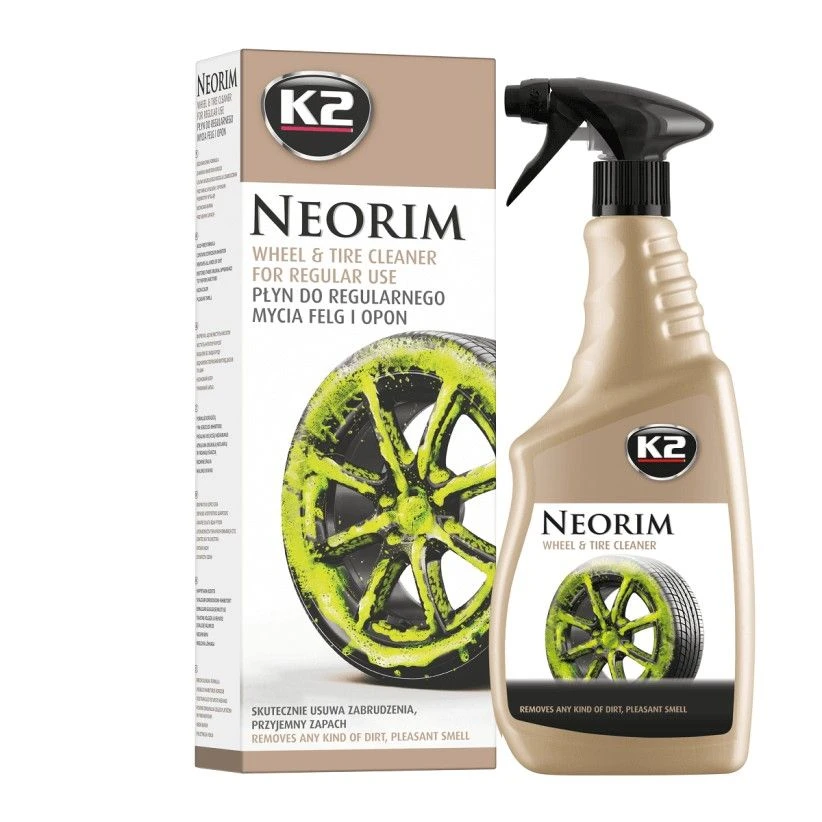 K2 NEORIM Zasadowy płyn do mycia felg i opon 700ml