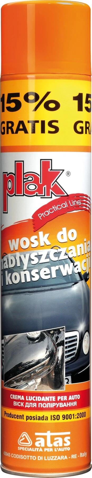 PLAK PRACTICAL LINE WOSK DO NABŁYSZCZANIA I KONSWERWACJI 500ml