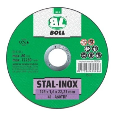 BOLL TARCZA DO CIĘCIA STAL + INOX 125 x 1,5mm