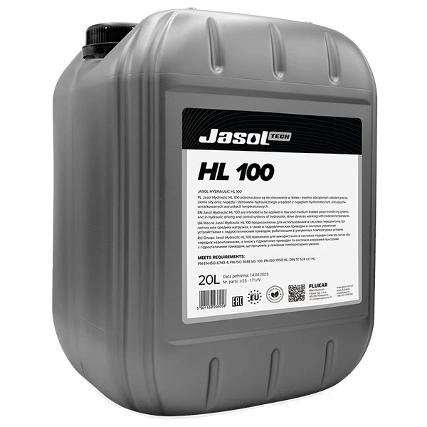 JASOL HYDRAULIC HL 100 20L