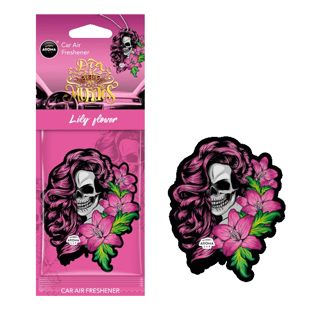ZAPACH AROMA CAR DIA DE LOS MUERTOS LILY FLOWER