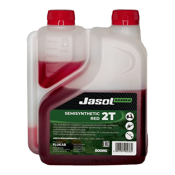 JASOL 2T STROKE SEMI RED 500ml