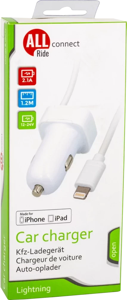 Ładowarka ALL Ride 12/24V + kabel Lightning