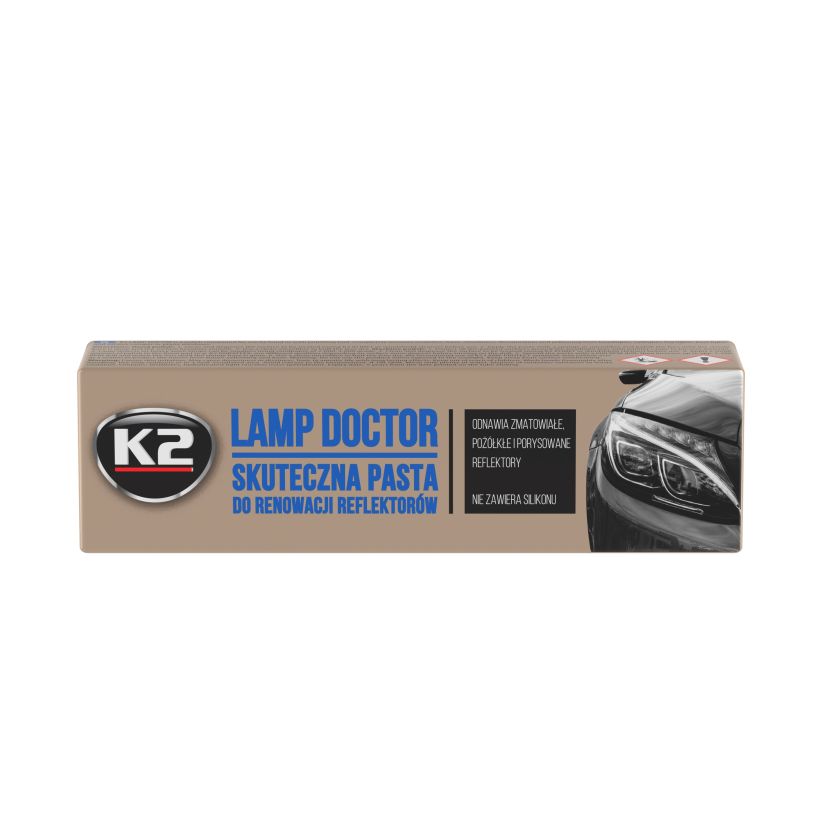 K2 LAMP DOCTOR Pasta do renowacji reflektorów 60g