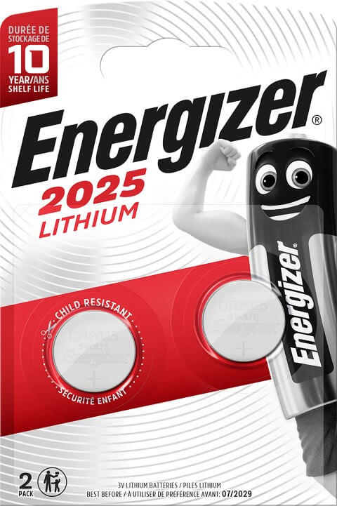 BAT. ENERGIZER 3V CR 2025 [2szt]