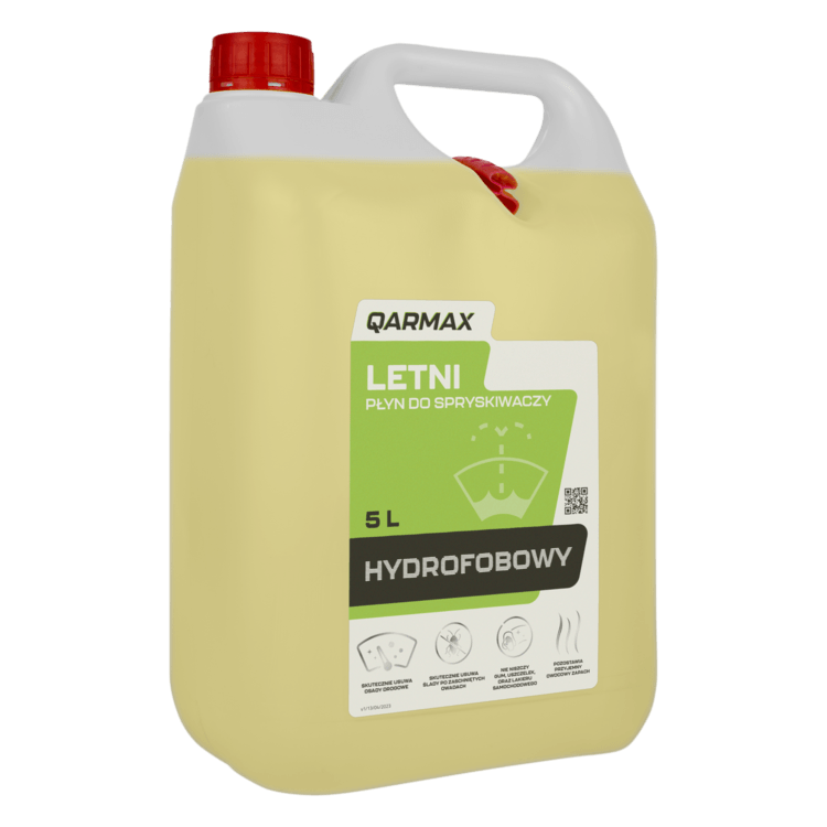 PŁYN DO SPRYSKIWACZY LETNI QARMAX HYDROFOBOWY 5L