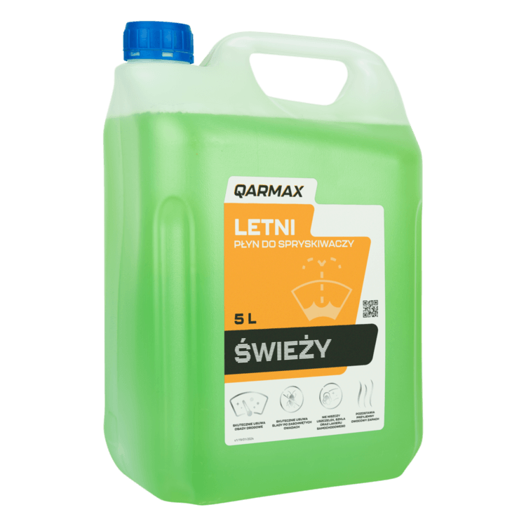 PŁYN DO SPRYSKIWACZY LETNI QARMAX ŚWIEŻY 5L